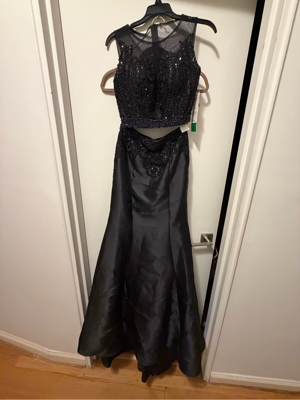 Dave & Johnny Dave and Johnny Prom Dress A5278 Black Maxi Dress